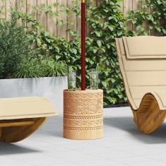 vidaXL Bază pentru umbrelă Altele Maro &Oslash;34 x 40 cm Lemn masiv