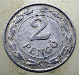 1.566 UNGARIA WWII 2 PENGO 1941, Europa, Aluminiu