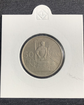Moneda 50 bani 1955 RPR foto