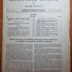 monitorul oficial al romaniei 5 ianuarie 1990