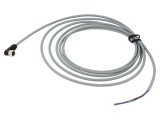 Cablu M8 mamă pentru senzori - 3 pini, lungime 2,5m, IP65/IP68