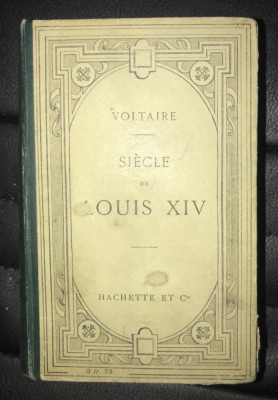 Voltaire Siecle de Louis XIV 900p foto