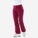 Pantalon călduros schi pe p&acirc;rtie 580 Bordo Damă