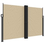 Cumpara ieftin Copertina laterala retractabila, bej, 160x1200 cm