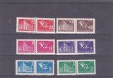 ROMANIA 1974 PORTO DUBLE SERIE MNH