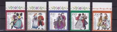 GERMANIA 1994 COSTUME TRADITIONALE SERIE MNH foto