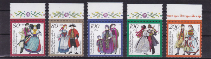 GERMANIA 1994 COSTUME TRADITIONALE SERIE MNH