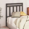 VidaXL Tăblie de pat, gri, 106x4x100 cm, lemn masiv de pin 814081