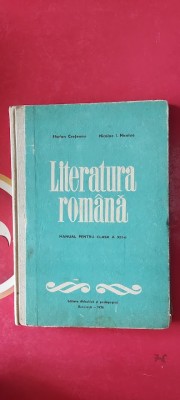 LITERATURA ROMANA CLASA A XII A ANUL 1978 CRETEANU , NICOLAE foto
