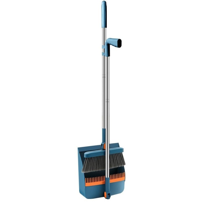 Set Matura si Faras cu Coada Flippy, cu Dinti de Pieptene pentru Curatare Matura, rotativ, pliabil, detasabil, Otel inoxidabil si Polipropilena, albas