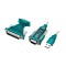 Convertor USB-RS232 USB A-DSC9+DSC25 t-t 1m Logilink