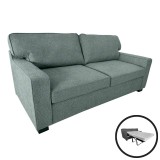 Cumpara ieftin Canapea extensibila 2 locuri Polaris, Pako World, Verde, 181x91x83 cm