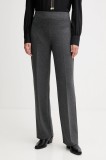 Joseph Ribkoff pantaloni culoarea gri, drept, high waist, 253300