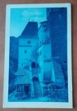 Carte postala, Castelul Bran, perioada interbelica