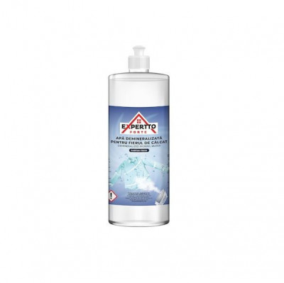 Apa demineralizata pentru fier de calcat, Expertto, 1 L, parfum Fresh foto