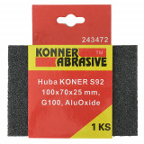 Burete KONNER S92 100x70x25 mm, G100, AluOxide, burete abraziv