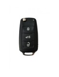 Carcasă cheie tip briceag compatibil cu modele Volkswagen Touareg, cu 3 butoane