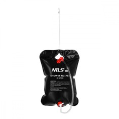 Dus portabil, Nils, PEVA/PP/PVC, 20 L, Negru