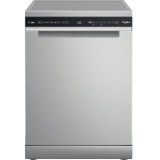 Masina de spalat vase Whirlpool W7F HS51 X, 15 seturi, 8 programe, Tehnologia Al-6lea Simt, NaturalDry, PowerCleanPro, Clasa B, Pornire cu intarziere,