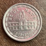 C50 - Moneda foarte veche - Argentina - 1 peso - omagiala - 1960