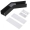 Conector 135&deg; negru aluminiu VARIO30-02