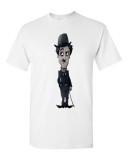 Cumpara ieftin Tricou &quot; Charlie Chaplin easiest cartoon &quot;