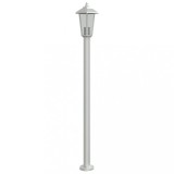 Cumpara ieftin Lampa exterioara de podea, argintiu, 120 cm, otel inoxidabil