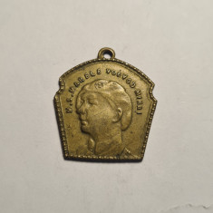 Medalion Regalist Unifata Regele Mihai copil - Mare Voievod de Alba Iulia