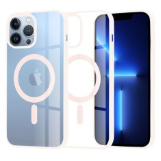 Husa iPhone 13 Pro Max Techsuit MagSafe Pro, roz foto