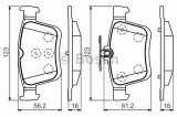 Set placute frana,frana disc VW TOURAN (5T1) (2015 - 2016) BOSCH 0 986 494 659