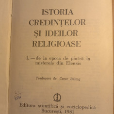 Mircea Eliade istoria credințelor și ideilor religioase vol 1