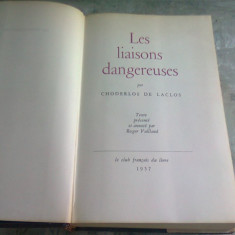 LES LIAISONS DANGEREUSES - CHODERLOS DE LACLOS (CARTE IN LIMBA FRANCEZA)
