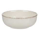 Bol Ceramic, Nordic Style, Bej, Capacitate 0,68L, 15.5x6cm, Margine &Icirc;nchisă