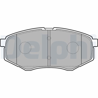 DELPHI LP2227 set placute frana,frana disc foto