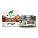 Dr.Organic Gel Revitalizant cu Extract de Melc si Aloe Vera, Hidratant, Calmante, Anti-riduri, 50ml