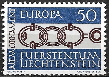 B0960 - Lichtenstein 1965 - Europa-cept neuzat,perfecta stare