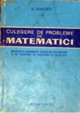 Culegere de probleme de matematici O. Sacter