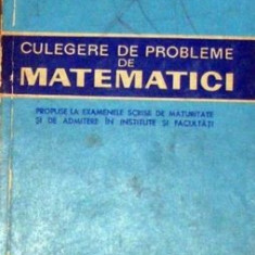 Culegere de probleme de matematici O. Sacter