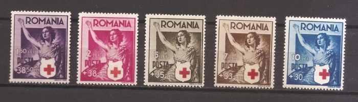 RO 1941, LP.145 Crucea Rosie, MNH