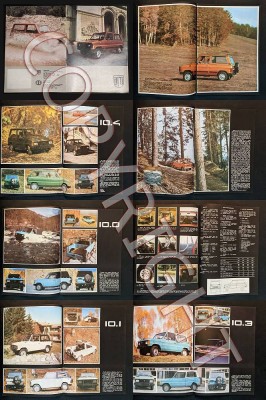 Catalog versiuni ARO 10. Rar 16 pag A4 date tehnice Auto Automobil Autoturism foto