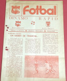 Program meci fotbal DINAMO Bucuresti - RAPID Bucuresti (14.12.1986)