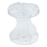 Organizator cosmetice rotativ, 2 nivele, 25x25 cm, Oem