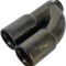 Ornament toba negru, intrare 6 cm, dimensiuni 23.5x16x7.5 cm Cod: SQ01