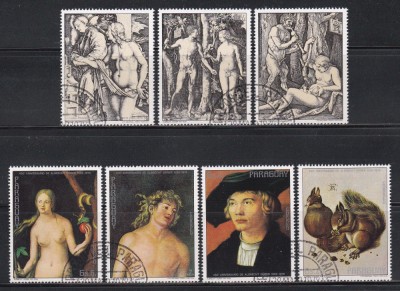 Paraguay 1978 - 450 de ani de la moartea lui Albrecht D&amp;uuml;rer, Stampilat foto