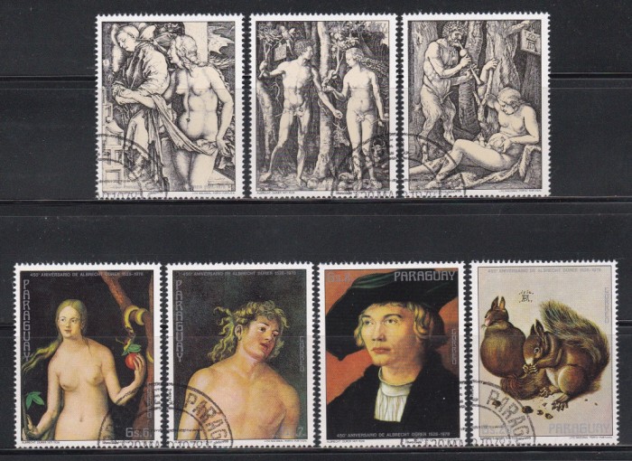Paraguay 1978 - 450 de ani de la moartea lui Albrecht D&uuml;rer, Stampilat