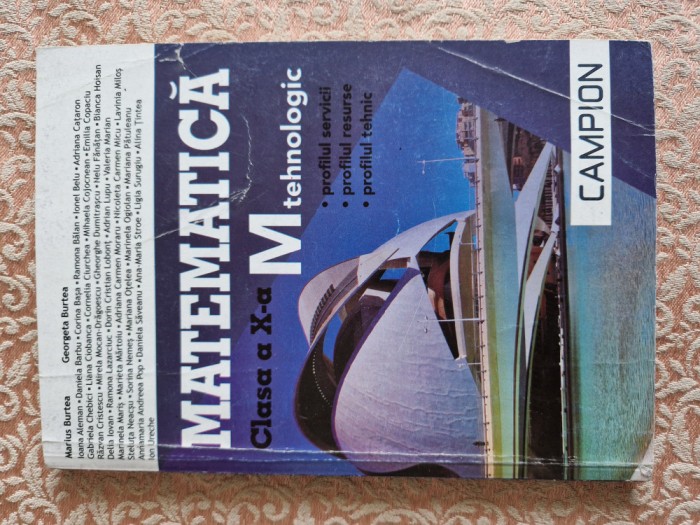 Manual matematică clasa a X tehnologic