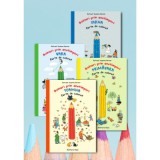 Pachet carti de colorat Hoinari prin anotimpuri, 4 volume - Rotraut Susanne Berner