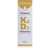 Marnys K2 + D3 picături pentru funcționarea normală a sistemului imunitar, sănătatea oaselor și activitatea musculară 30 ml