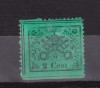 TSV @ - 1868 MICHEL 19 - STATUL PAPAL, 2 cent, MH/*, Nestampilat