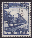 Germania-Recih 1935 - tren 1v.(face parte dintr-o serie)stampilat(z)